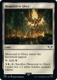 Memorial to Glory (Surge Foil) (283) [Universes Beyond: Warhammer 40,000]