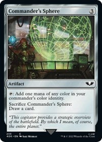 Commander's Sphere (233) (Surge Foil) (233) [Universes Beyond: Warhammer 40,000]