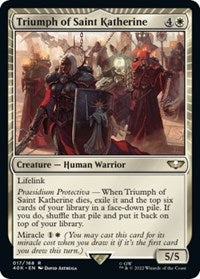 Triumph of Saint Katherine (Surge Foil) (17) [Universes Beyond: Warhammer 40,000]