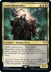 Sister Hospitaller (Surge Foil) (141) [Universes Beyond: Warhammer 40,000]