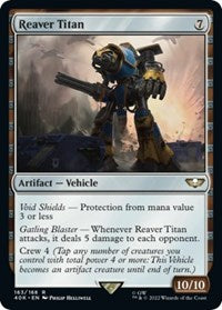 Reaver Titan (Surge Foil) (163) [Universes Beyond: Warhammer 40,000]