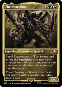 The Swarmlord (Display Commander) (Surge Foil) - Thick Stock (180) [Universes Beyond: Warhammer 40,000]