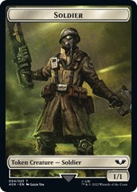 Soldier (004) // Vanguard Suppressor Double-Sided Token (Surge Foil) (4 // 10) [Universes Beyond: Warhammer 40,000]