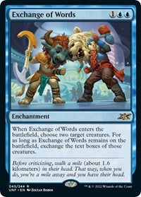 Exchange of Words (45) [Unfinity]