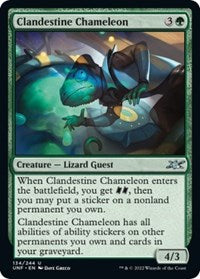 Clandestine Chameleon (134) [Unfinity]