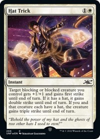 Hat Trick (Galaxy Foil) (299) [Unfinity]