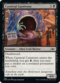 Carnival Carnivore (Galaxy Foil) (354) [Unfinity]