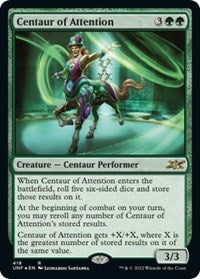 Centaur of Attention (Galaxy Foil) (418) [Unfinity]