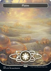 Plains (486) (Borderless) (Galaxy Foil) (486) [Unfinity]