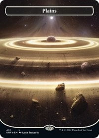 Plains (491) (Borderless) (Galaxy Foil) (491) [Unfinity]