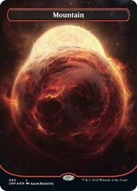 Mountain (494) (Borderless) (Galaxy Foil) (494) [Unfinity]
