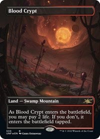 Blood Crypt (Borderless) (Galaxy Foil) (530) [Unfinity]