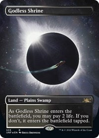 Godless Shrine (Borderless) (Galaxy Foil) (533) [Unfinity]