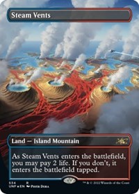 Steam Vents (Borderless) (Galaxy Foil) (534) [Unfinity]