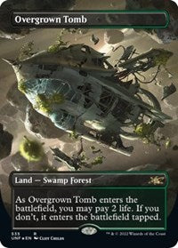 Overgrown Tomb (Borderless) (Galaxy Foil) (535) [Unfinity]