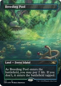 Breeding Pool (Borderless) (Galaxy Foil) (537) [Unfinity]