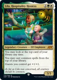 Lila, Hospitality Hostess (Galaxy Foil) (456) [Unfinity]