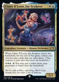 Claire D'Loon, Joy Sculptor (165) [Unfinity]