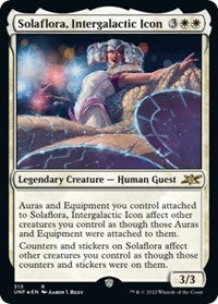 Solaflora, Intergalactic Icon (Galaxy Foil) (313) [Unfinity]