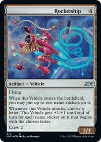 _______ _______ Rocketship (Galaxy Foil) (477) [Unfinity]