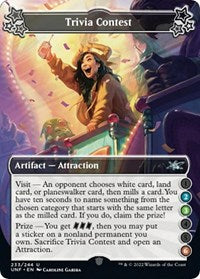 Trivia Contest (2-3-6) (233) [Unfinity]