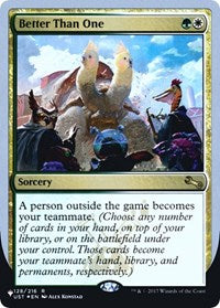 Better Than One (128/216) [The List Reprints]