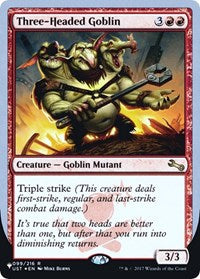 Three-Headed Goblin (099/216) [The List Reprints]