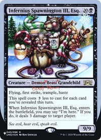 Infernius Spawnington III, Esq. (040/096) [The List Reprints]