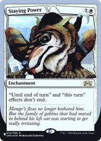 Staying Power (013/096) [The List Reprints]