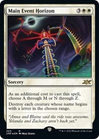 Main Event Horizon (Galaxy Foil) (305) [Unfinity]