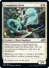 Complaints Clerk (7) [Unfinity]