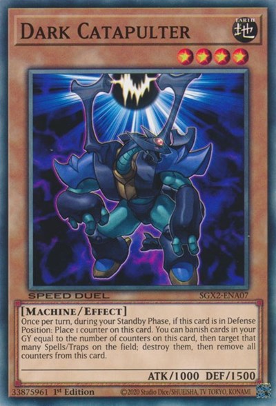 Dark Catapulter (SGX2-ENA07) [Speed Duel GX: Midterm Paradox]