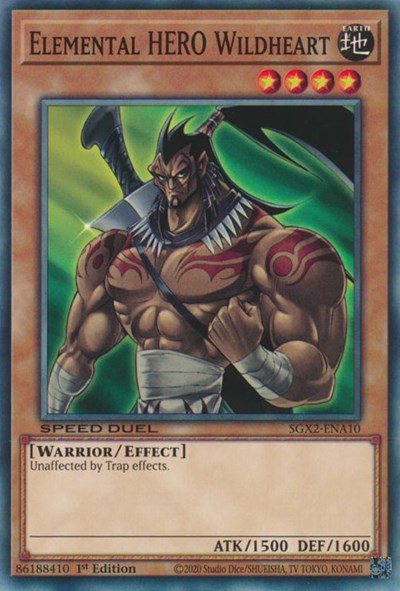 Elemental HERO Wildheart (SGX2-ENA10) [Speed Duel GX: Midterm Paradox]
