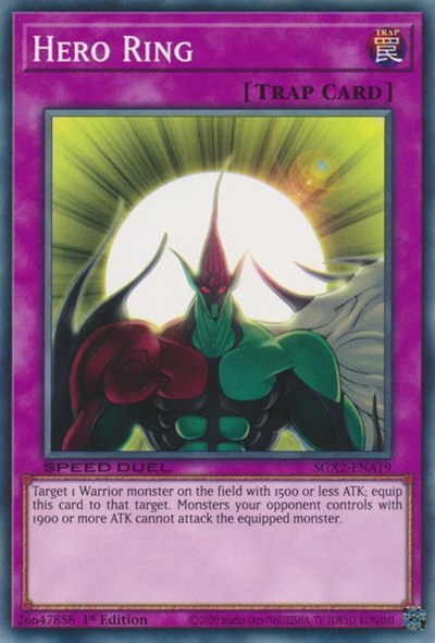 Hero Ring (SGX2-ENA19) [Speed Duel GX: Midterm Paradox]