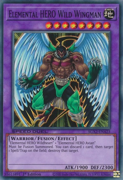 Elemental HERO Wild Wingman (SGX2-ENA23) [Speed Duel GX: Midterm Paradox]
