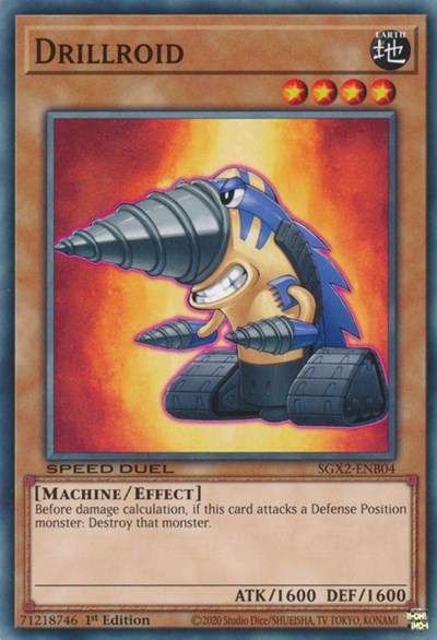 Drillroid (SGX2-ENB04) [Speed Duel GX: Midterm Paradox]