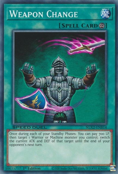 Weapon Change (SGX2-ENB14) [Speed Duel GX: Midterm Paradox]