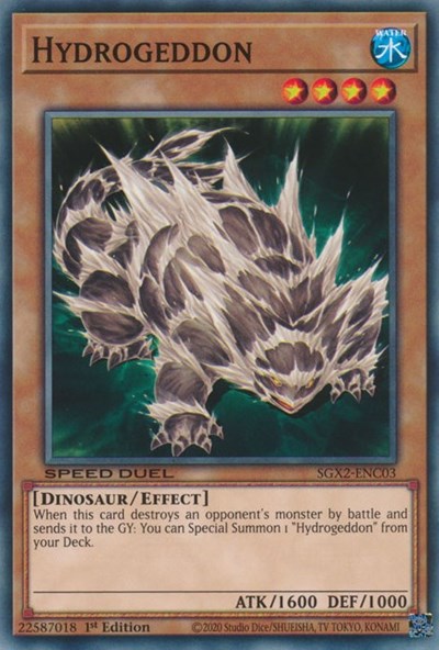 Hydrogeddon (SGX2-ENC03) [Speed Duel GX: Midterm Paradox]