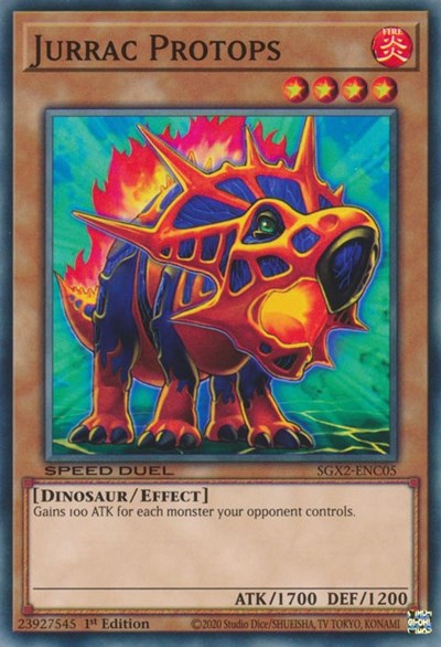 Jurrac Protops (SGX2-ENC05) [Speed Duel GX: Midterm Paradox]