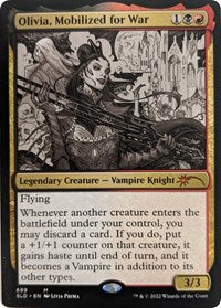 Olivia, Mobilized for War (Sketch Showcase) (699) [Secret Lair Drop Series]