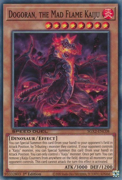 Dogoran, the Mad Flame Kaiju (SGX2-ENC08) [Speed Duel GX: Midterm Paradox]