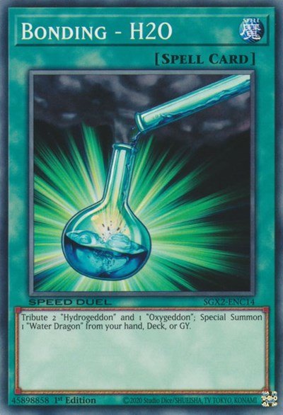 Bonding - H2O (SGX2-ENC14) [Speed Duel GX: Midterm Paradox]