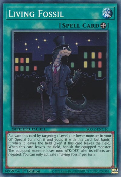 Living Fossil (SGX2-ENC16) [Speed Duel GX: Midterm Paradox]