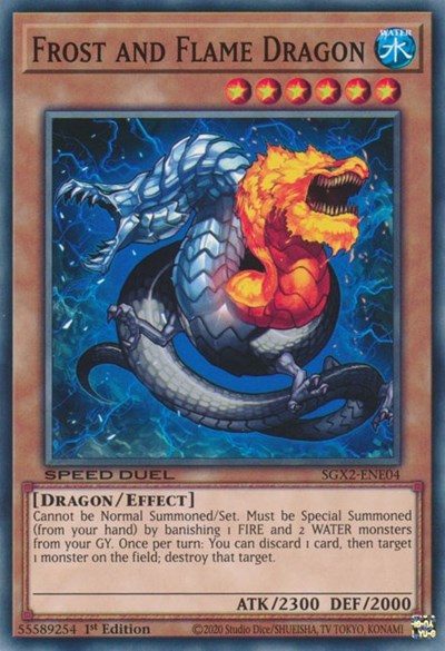 Frost and Flame Dragon (SGX2-ENE04) [Speed Duel GX: Midterm Paradox]