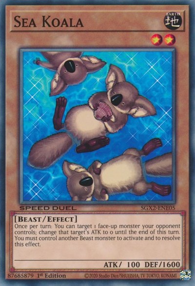 Sea Koala (SGX2-ENE05) [Speed Duel GX: Midterm Paradox]
