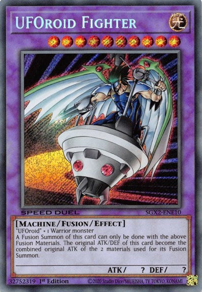 UFOroid Fighter (Secret Rare) (SGX2-ENE10) [Speed Duel GX: Midterm Paradox]