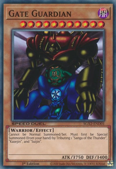 Gate Guardian (SGX2-END01) [Speed Duel GX: Midterm Paradox]