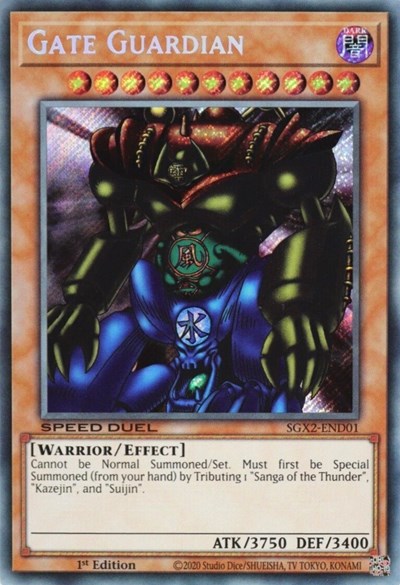 Gate Guardian (Secret Rare) (SGX2-END01) [Speed Duel GX: Midterm Paradox]