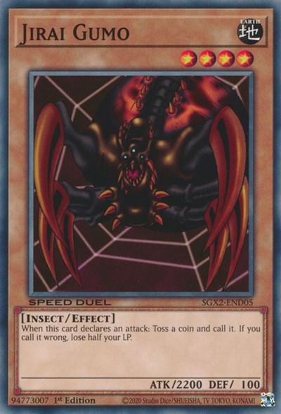 Jirai Gumo (SGX2-END05) [Speed Duel GX: Midterm Paradox]