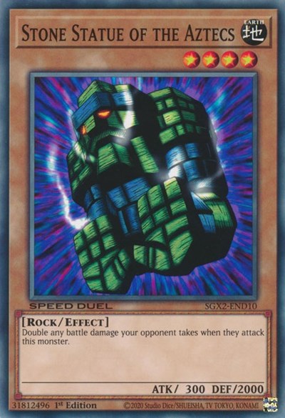 Stone Statue of the Aztecs (SGX2-END10) [Speed Duel GX: Midterm Paradox]